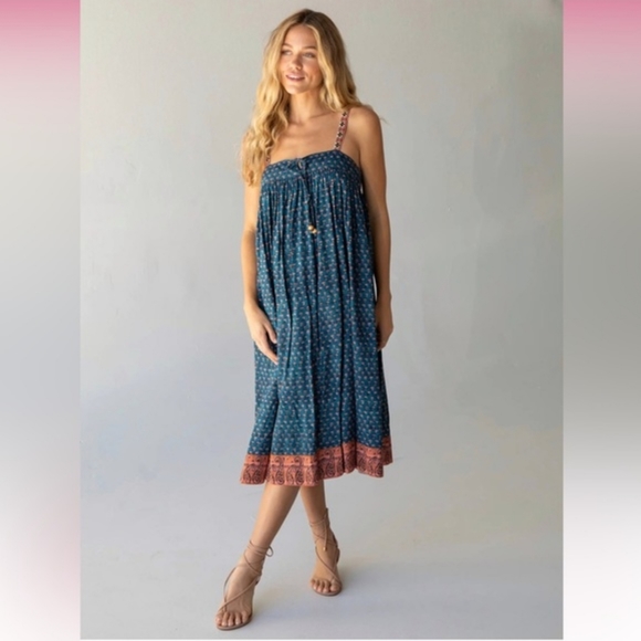 NATURAL LIFE Dresses Nwt Natural Life Emma Midi Dress In Indigo